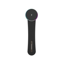 [PD-15WMCM-BK] Porodo 15W Magnetic Wireless Car Mount with Dual Port Car Charger & C-C Cable 1M- Black