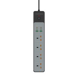 [PD-FWCH045-BK] Porodo 4AC 65W 3000W Power Strip (_Black)