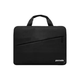 کیف لپ تاپ نایلونی پارچه لایف استایل 15.6 اینچی - مشکی - برند پرودو Porodo