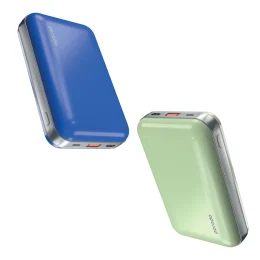 پاوربانک پرودو مدل PD-PBFCH010 ظرفیت 20000 میلی آمپر ساعت رنگ آبی و سبز