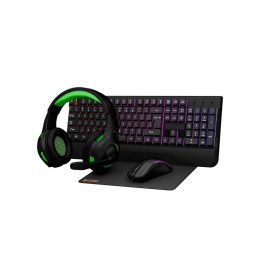 [PDX213-BK] Gaming Set 4-in-1(Keyboard, Mousepad, Mouse, Headphone)