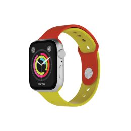 Porodo Lifestyle Silicone Spain Flag Watch Strap2