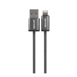 Porodo Woven 2.4A USB A to Lightning Cable1