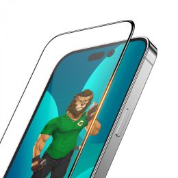 محافظ صفحه نمایش شیشه ای سه بعدی PET HD سبز برای iPhone 13/13 Pro/14 (6.1 اینچ) - Clear - برند گرین لاین Green lion