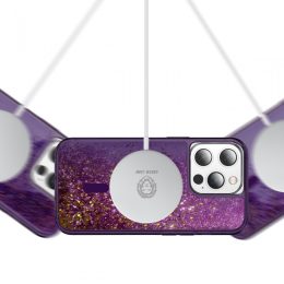 قاب رزینی سه بعدی Magnetic Happiness برای iPhone 14 Pro (6.1 اینچ) - صورتی - برند گرین لاین Green lion