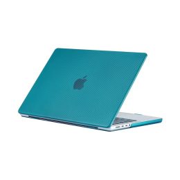 قاب محافظ پوسته سخت فوق باریک فیبر کربن سبز برای Macbook Pro 14 اینچی 2021 - فیروزه ای - برند گرین لاین Green lion