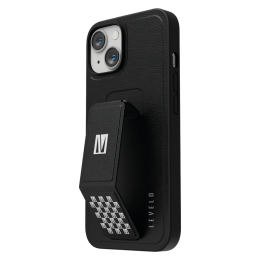 قاب چرمی Morphix Gripstand iPhone 14 Plus PU - مشکی - برند لِوِلو Levelo