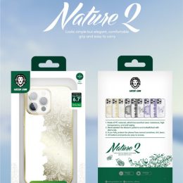 قاب پرده گلدار Nature 2 برای iPhone 14 Pro (6.1 اینچ) - مشکی - برند گرین لاین Green lion
