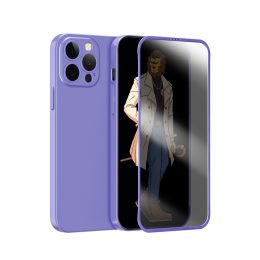 قاب سبز 360 Carsaca Plus با شیشه خصوصی برای iPhone 13 Pro Max - آبی روشن - برند گرین لاین Green lion