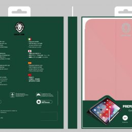 قاب چرمی وگان ممتاز با شکاف مداد برای iPad10 10.9 اینچی 2022 - صورتی - برند گرین لاین Green lion