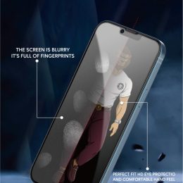محافظ صفحه نمایش شیشه ای Privacy Glass Green 3D AG/matte برای iPhone 13 / 13 Pro - مشکی - برند گرین لاین Green lion