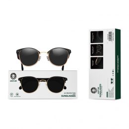 عینک آفتابی محافظ UV سبز - مشکی - برند گرین لاین Green lion