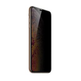 محافظ صفحه نمایش شیشه ای خمیده سه بعدی برای iPhone Xs Max - حریم خصوصی - برند پرودو Porodo