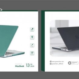 قاب محافظ پوسته سخت فوق باریک فیبر کربن سبز برای Macbook Pro 14 اینچی 2021 - سبز - برند گرین لاین Green lion