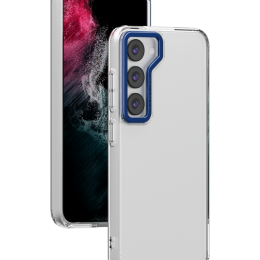 کلارا متالیکا Clear Case برای S23 Plus - آبی - برند لِوِلو Levelo