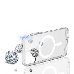 قاب مغناطیسی محکم و شیک سبز برای iPhone 12 Pro Max 6.7 اینچی - Clear - برند گرین لاین Green lion