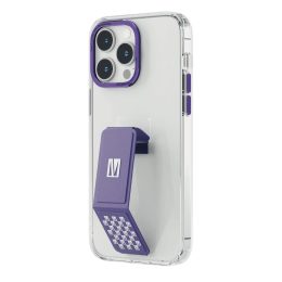 قاب چرمی Morphix Clara IMD برای iPhone 14 ProMax (6.7 اینچ) - Deep Purple - برند لِوِلو Levelo