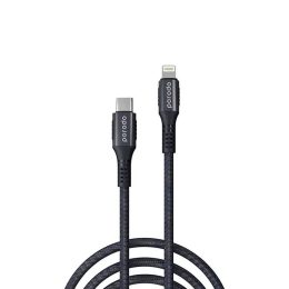 porodo-braided-aluminum-type-c-to-lightning-cable-2m-3a-black