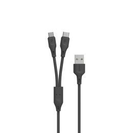 porodo-pvc-2-in-1-cable-type-c-micro-usb-2-4a-1-2m-black