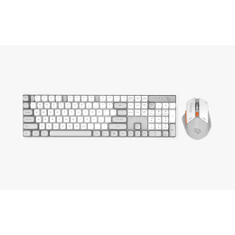 Wireless Gaming Keyboard & Mouse PDX225-WHA - White