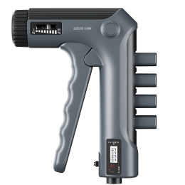 GRIP MAX Hand Grip Strengthener, Digital Rep Counter up to 9999, Adjustable Resistance - Grey