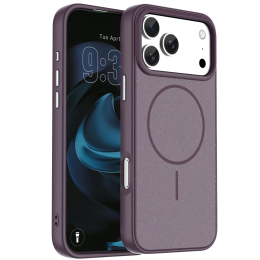 Cannes MagSafe Case for iPhone 18 Pro Max, 2M Drop Protection, IMD Glitter Finish, Scratch Resistant - Burgundy