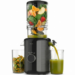 Cold Press Juicer SLOW JUICER PRO GNSLOWJU350BK - 1.2L, Black