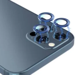 محافظ شیشه ای دوربین ضد تابش سبز برای IPHONE 12 / 12 PRO (6.1 اینچ) - آبی - برند گرین لاین Green lion