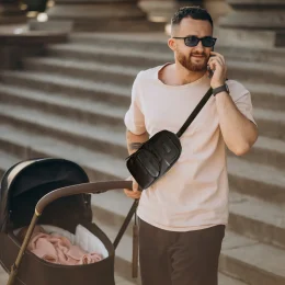 کیف URBAN SLING - مشکی - برند لِوِلو Levelo