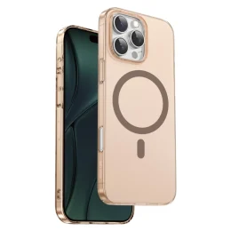 CASE MAGSAFE DELGADO برای iPhone 16 PRO MAX - COPER GOLD - برند گرین لاین Green lion