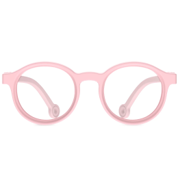Anti-Blue Light Kids Glasses, Digital Eye Strain Relief, Lightweight Design, Perfect Kid-Fit - Pink
