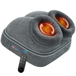 Foot Massager Pro Shiatsu GNFOTCREMGGY - 3 Modes, Grey