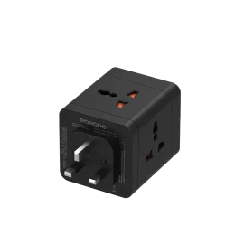 آداپتور PD20W QC 3.0 2A+1 TYPE C - مشکی - برند پرودو Porodo