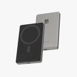 POWERBANK MAGSAFE رترو قابل حمل 10000MAH - MIDNIGHT TITANIUM - برند لِوِلو Levelo