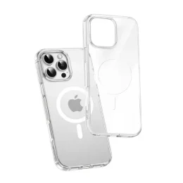 MAGSAFE CRYSTAL CLEAR CASE IPHONE 16 PLUS - CLEAR - برند گرین لاین Green lion