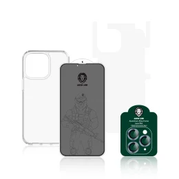 سبز 4 در 1 بسته حفاظت از حریم خصوصی 360 درجه برای IPHONE 13 PRO MAX (6.7 اینچ) - آبی - برند گرین لاین Green lion