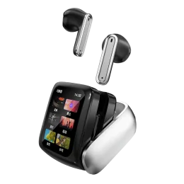 GREEN LION SMART DISPLAY EARBUDS  - BLACK