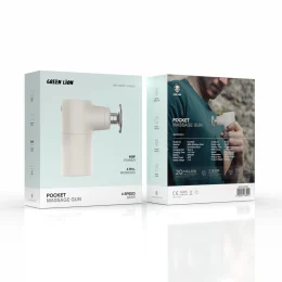 GREEN LION POCKET MASSAGE GUN    - BEIGE