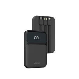 3 در 1 پاور بانک یکپارچه 10000MAH PD 20W - مشکی - برند گرین لاین Green lion