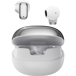 BILBAO Wireless Earbuds, Bluetooth V6.0, Dual-Mic Clear Calls - White