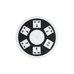 GREEN LION 7 IN 1 POWER SOCKET  5AC UNIVERSAL OUTLET + 2USB - WHITE