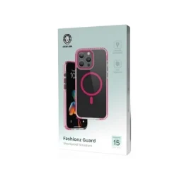 کیف محافظ MAGSAFE FASHIONZ IPHONE 15PRO MAX - PINK - برند گرین لاین Green lion