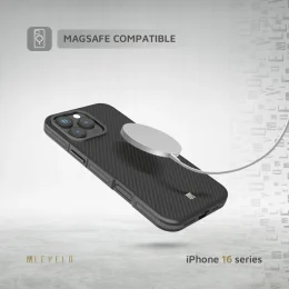 قاب OX CARBON FOR IPHONE 16 PRO - BLACK - برند لِوِلو Levelo