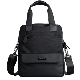 Messenger Bag GNCITYBGBK - Water Resistant, Black
