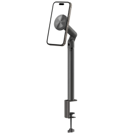 Mag Desk Phone Holder 360° MagSafe Compatible with C-Clamp Base - Black