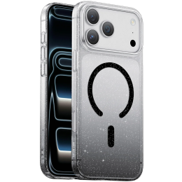 iPhone 18 Pro Max Glitter MagSafe Case - Black