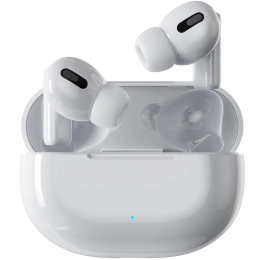 Bellagio Wireless Earbuds, Bluetooth V6.0 with Dual-Mic Clear Calls & Touch Control (3.5 Hours Playtime, 180mAh Case) - White