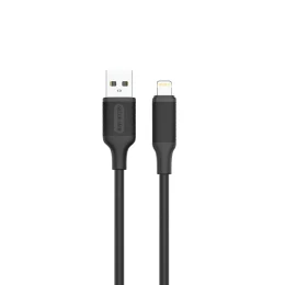 کابل پی وی سی USB-A به لایتنینگ 2M - مشکی - برند گرین لاین Green lion