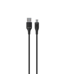 GREEN LION USB-A TO USB-C  PVC CABLE 1M - BLACK