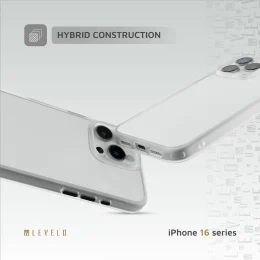 CASE SOLO FOR IPHONE 16 PRO MAX - WHITE - برند لِوِلو Levelo